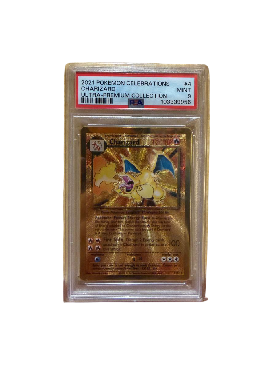 2021 Celebrations Charizard UPC PSA 9