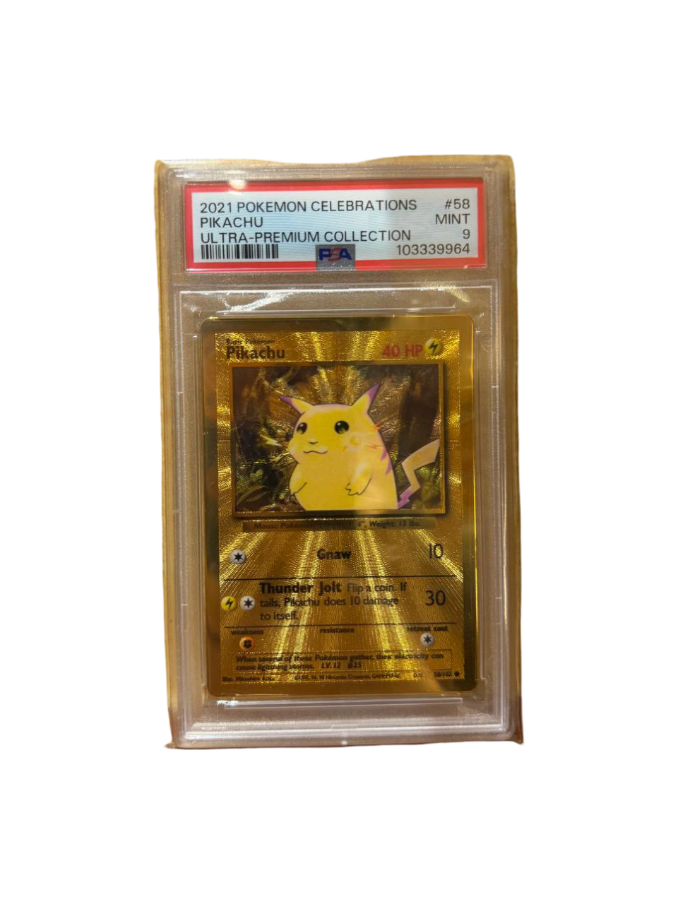 2021 Celebrations Pikachu UPC PSA 9