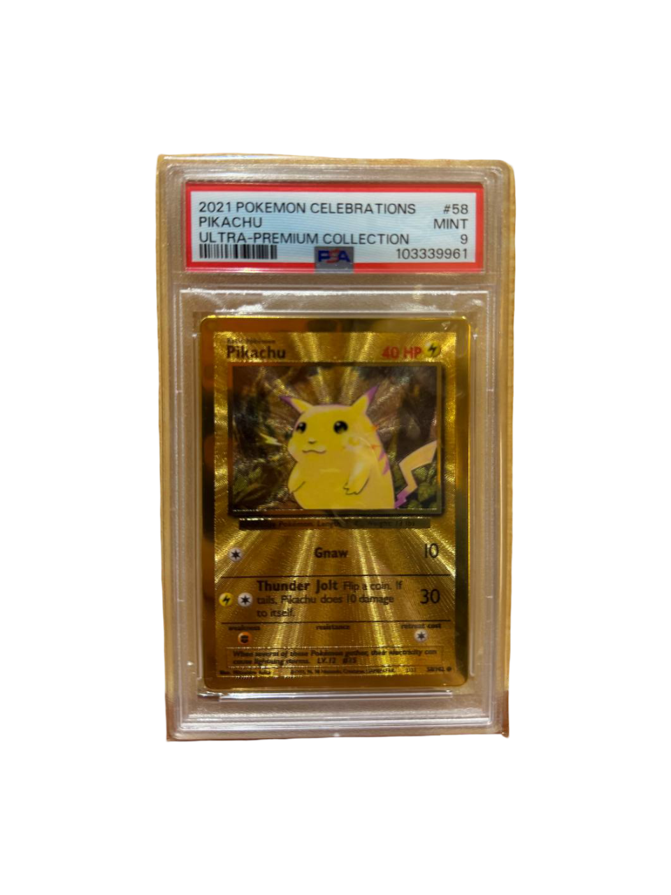 2021 Celebrations Pikachu UPC PSA 9