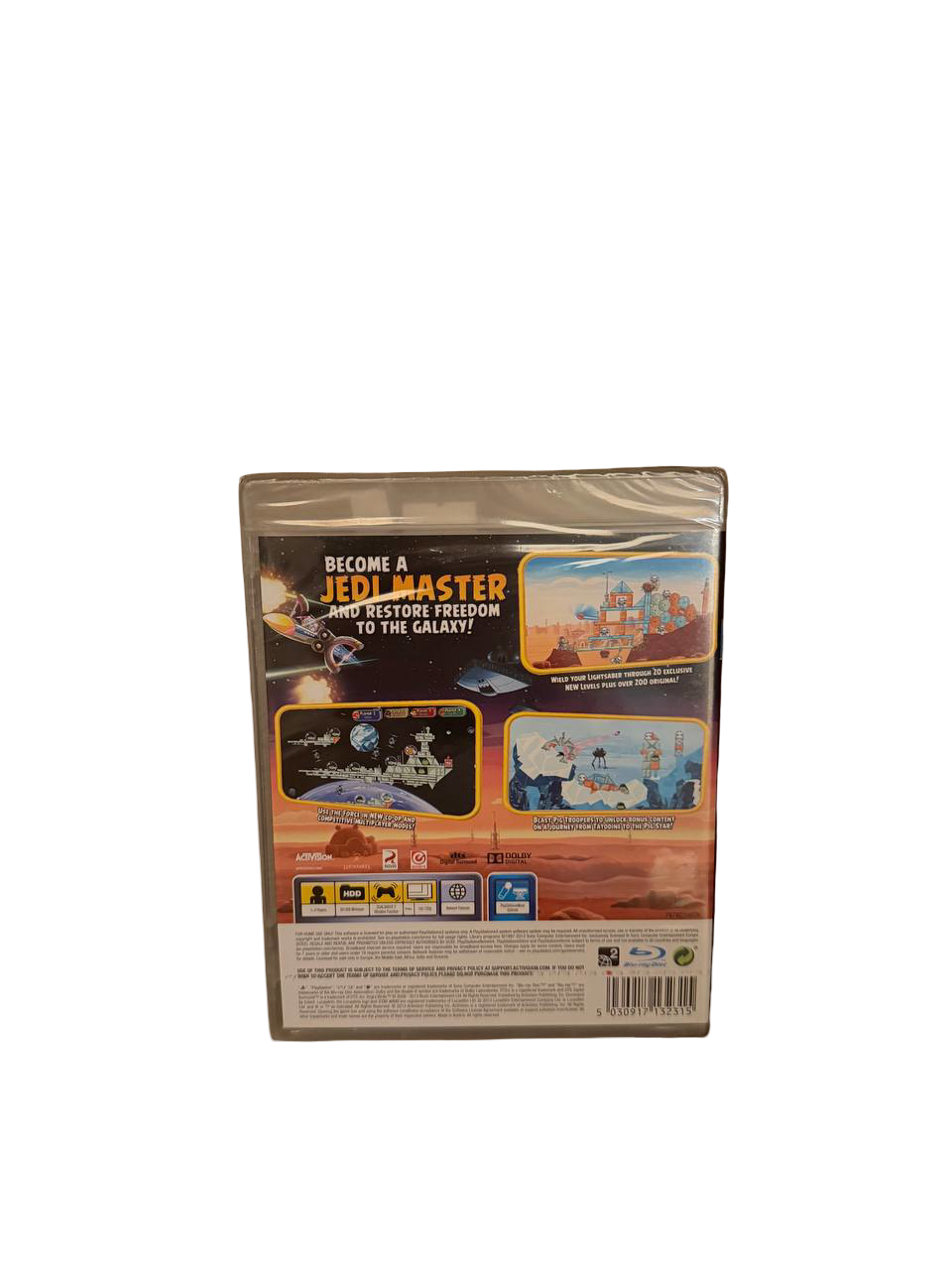 Angry Birds Star Wars PS3 - Back Cover