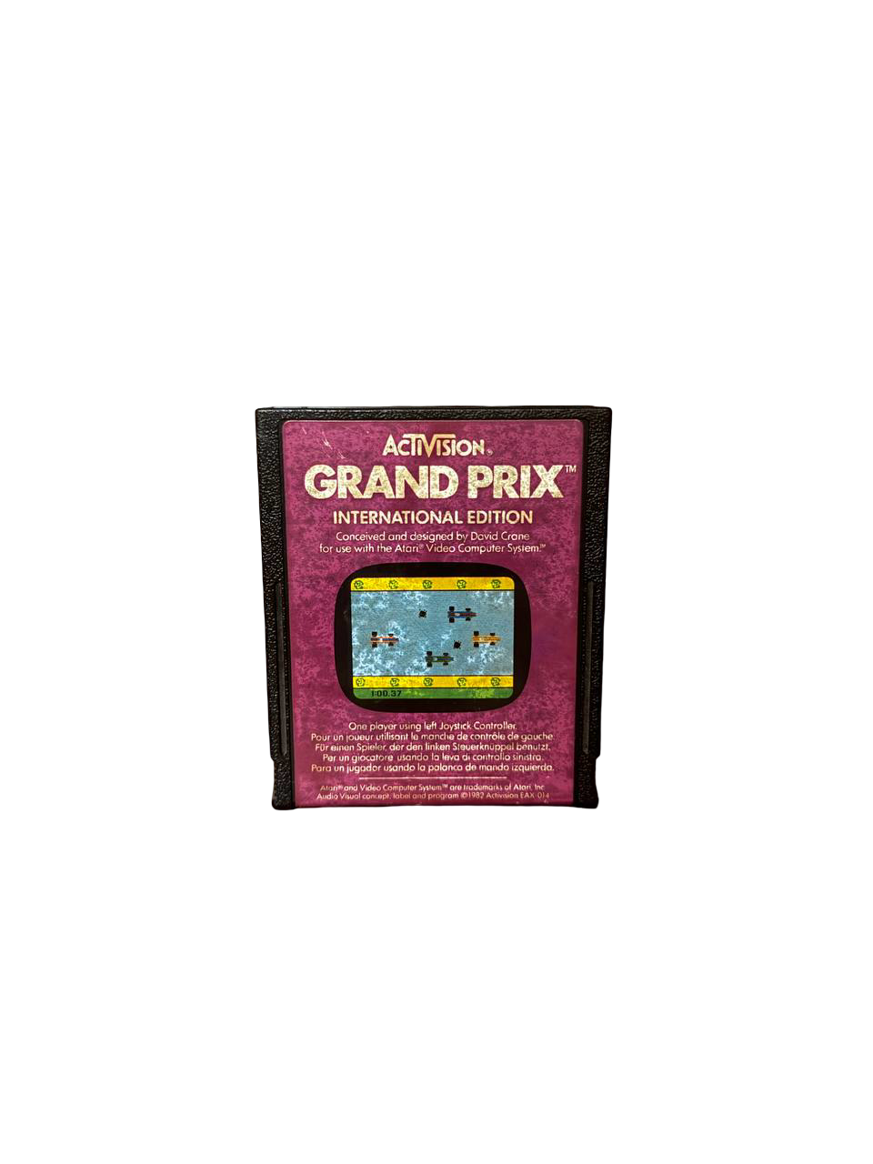 Grand Prix - Atari 2600 Cartridge - International Edition