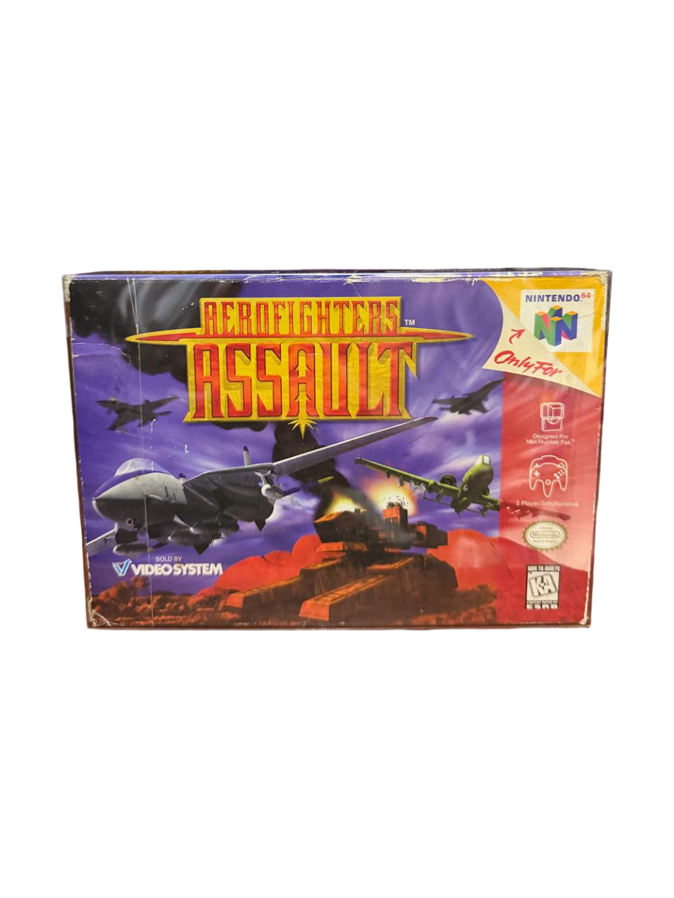 Aero Fighters Assault Nintendo 64 CIB