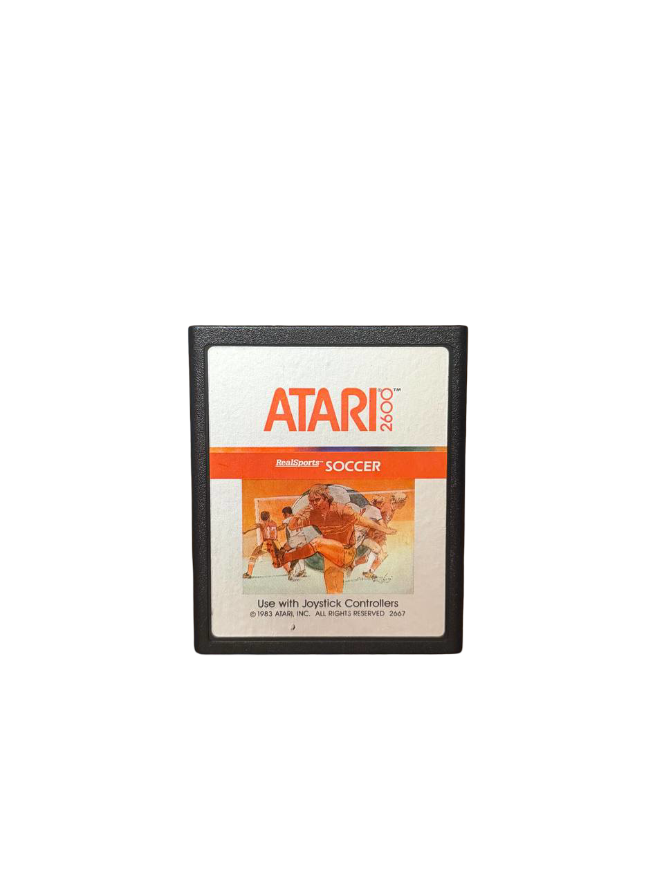 RealSports Soccer - Atari 2600 Cartridge