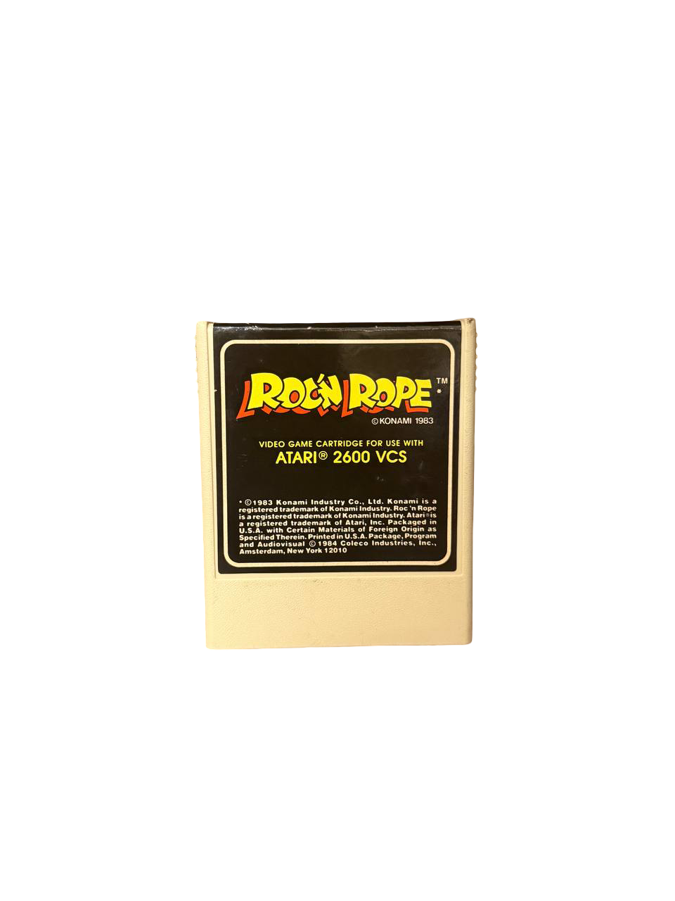 Roc 'n Rope - Atari 2600 Cartridge - Konami