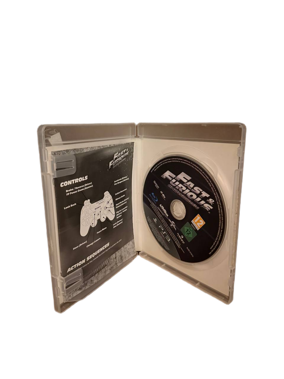 Fast and Furious Showdown PS3 - Disc and Manual