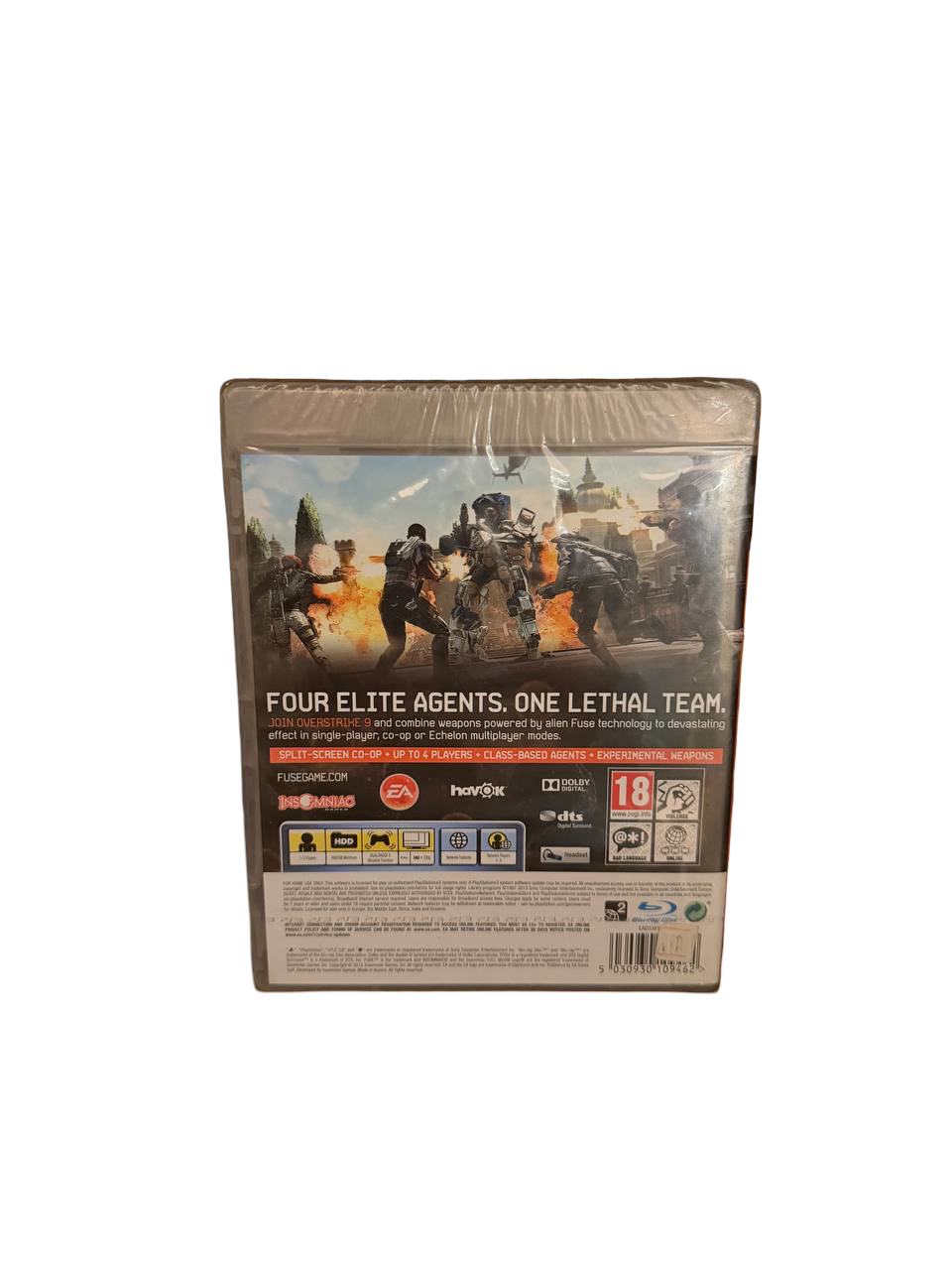 Fuse PS3 - Back Cover