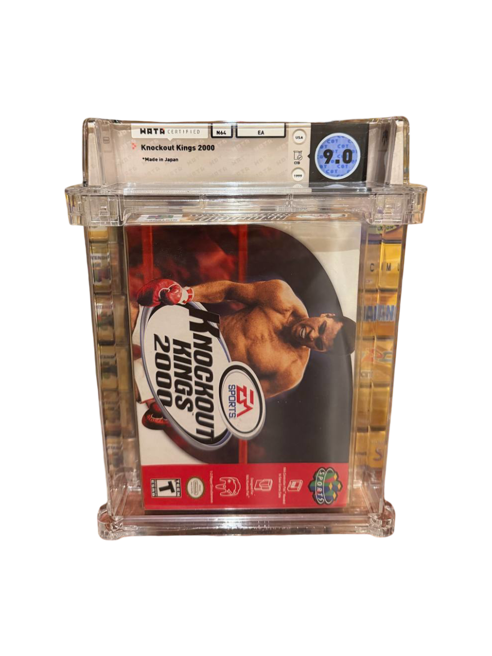 Knockout Kings 2000 N64 WATA 9.0 CIB