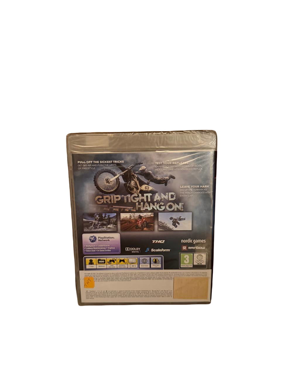 MX vs ATV Reflex PS3 - Back Cover