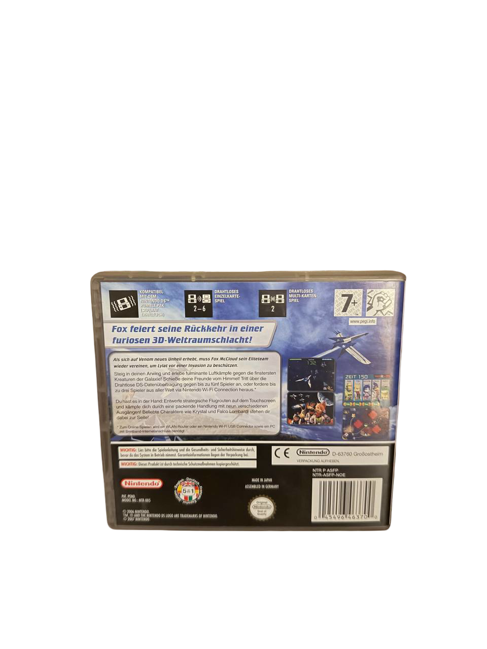 Star Fox Command DS - Back Cover