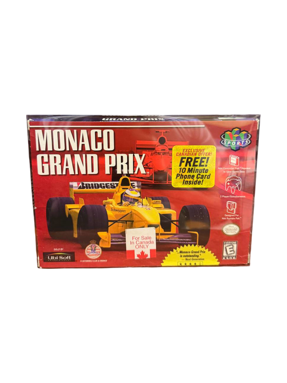 Monaco Grand Prix Nintendo 64 CIB