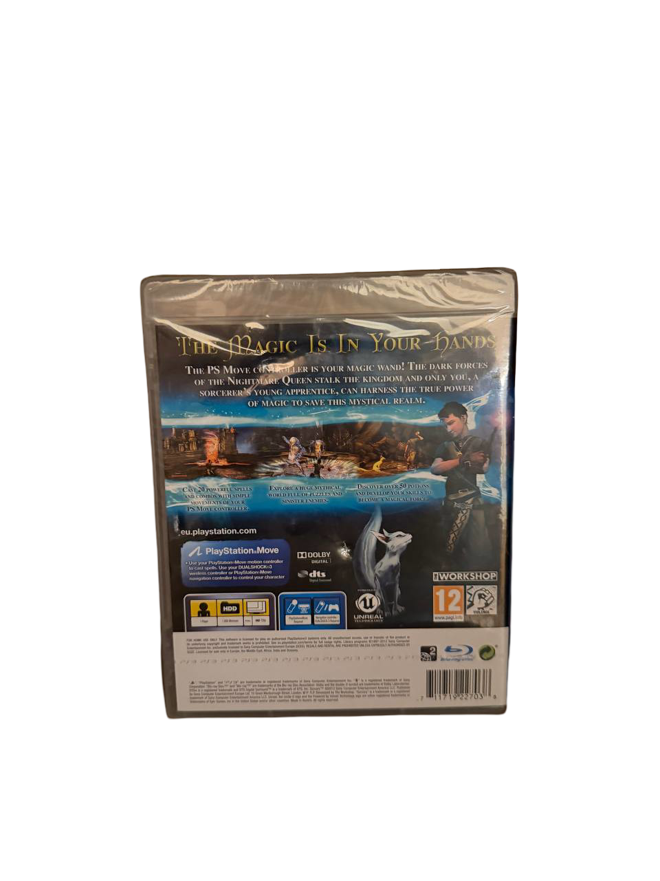 Sorcery PS3 - Back Cover