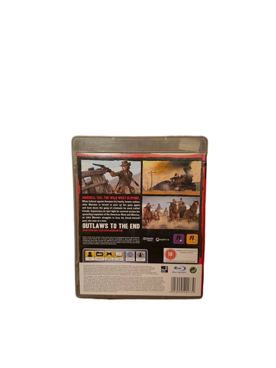 Red Dead Redemption Greatest Hits PS3 NTSC-U - Back Cover
