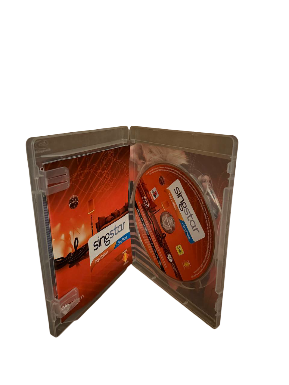 SingStar Pop Edition PS3 - Disc and Case