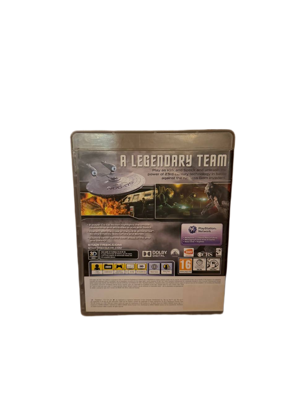 Star Trek PS3 - Back Cover