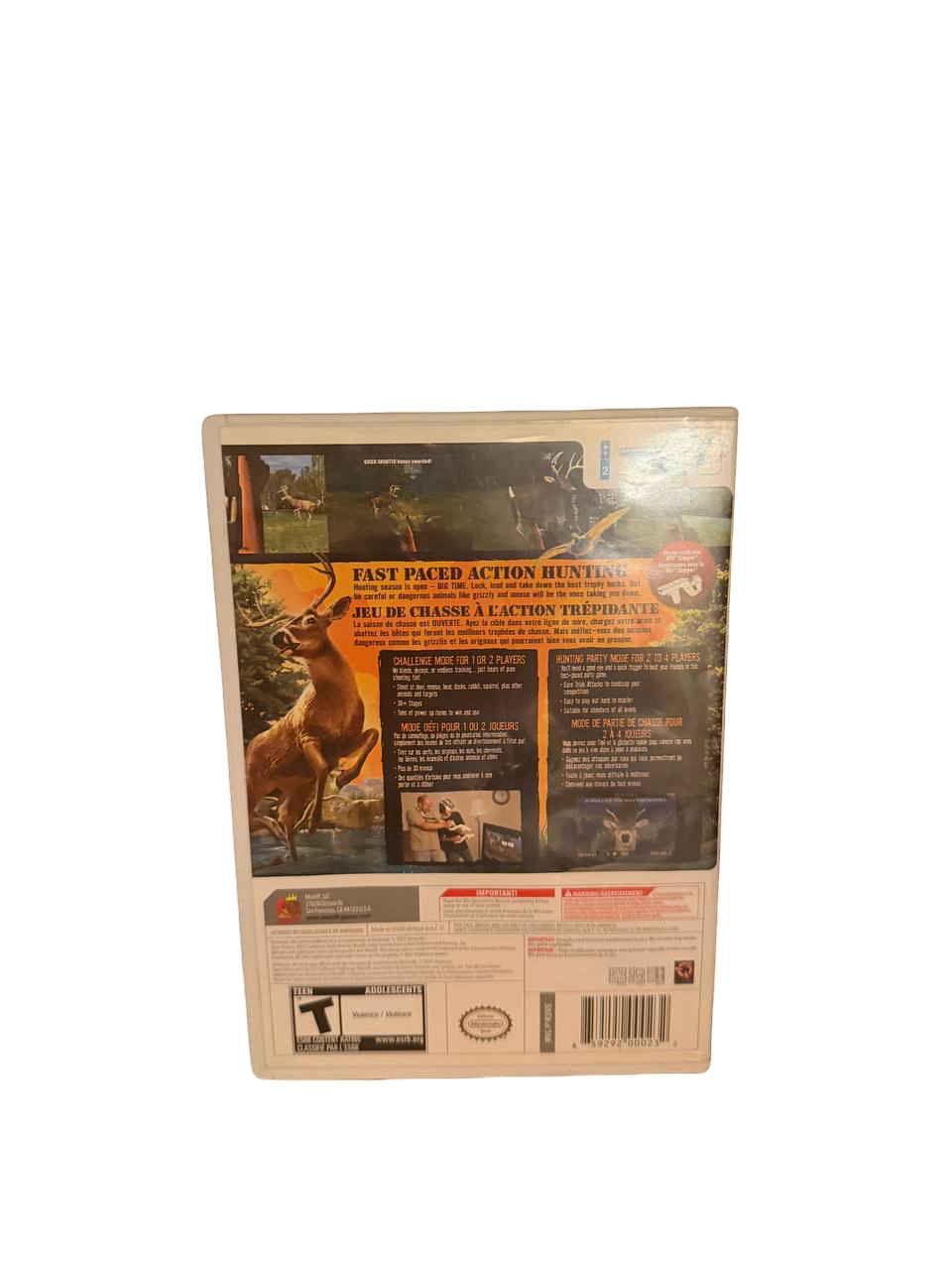 Cabela's Survival Shadows of Katmai Wii - Case & Contents