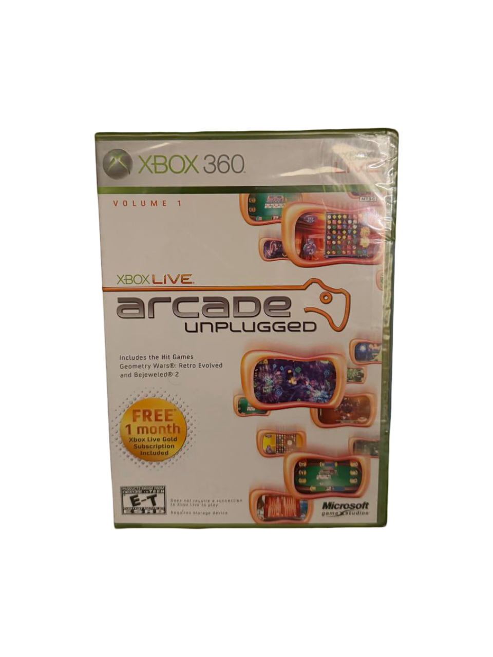 Xbox Live Arcade Unplugged Volume 1 Xbox 360 NTSC Sealed