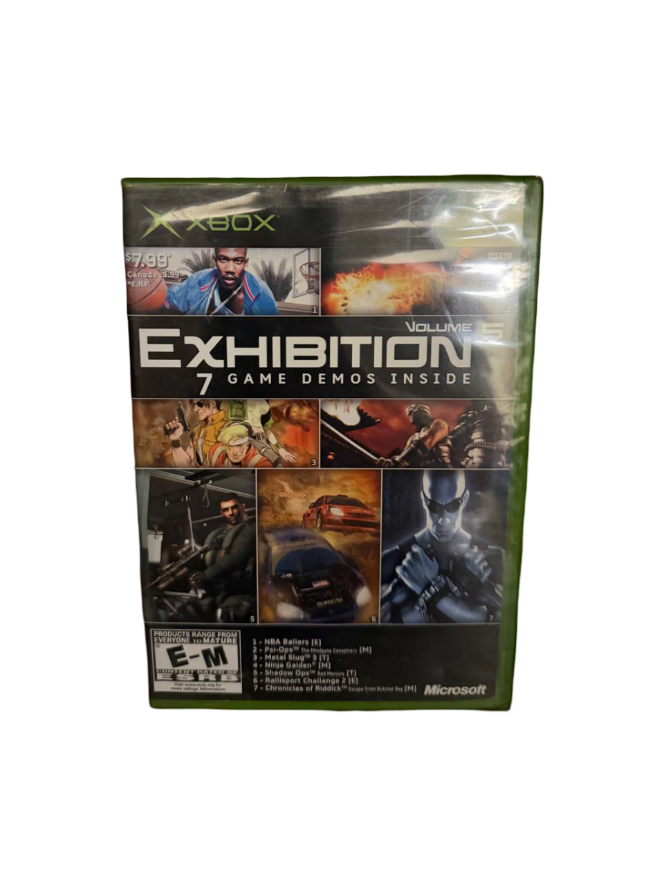Xbox Exhibition Volume 5 Demo Disc NTSC Sealed