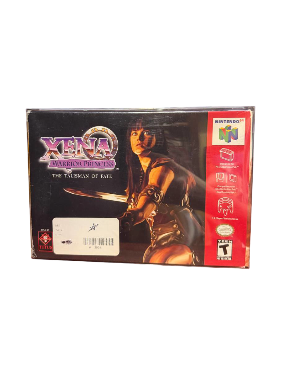 Xena Warrior Princess Talisman of Fate Nintendo 64 CIB