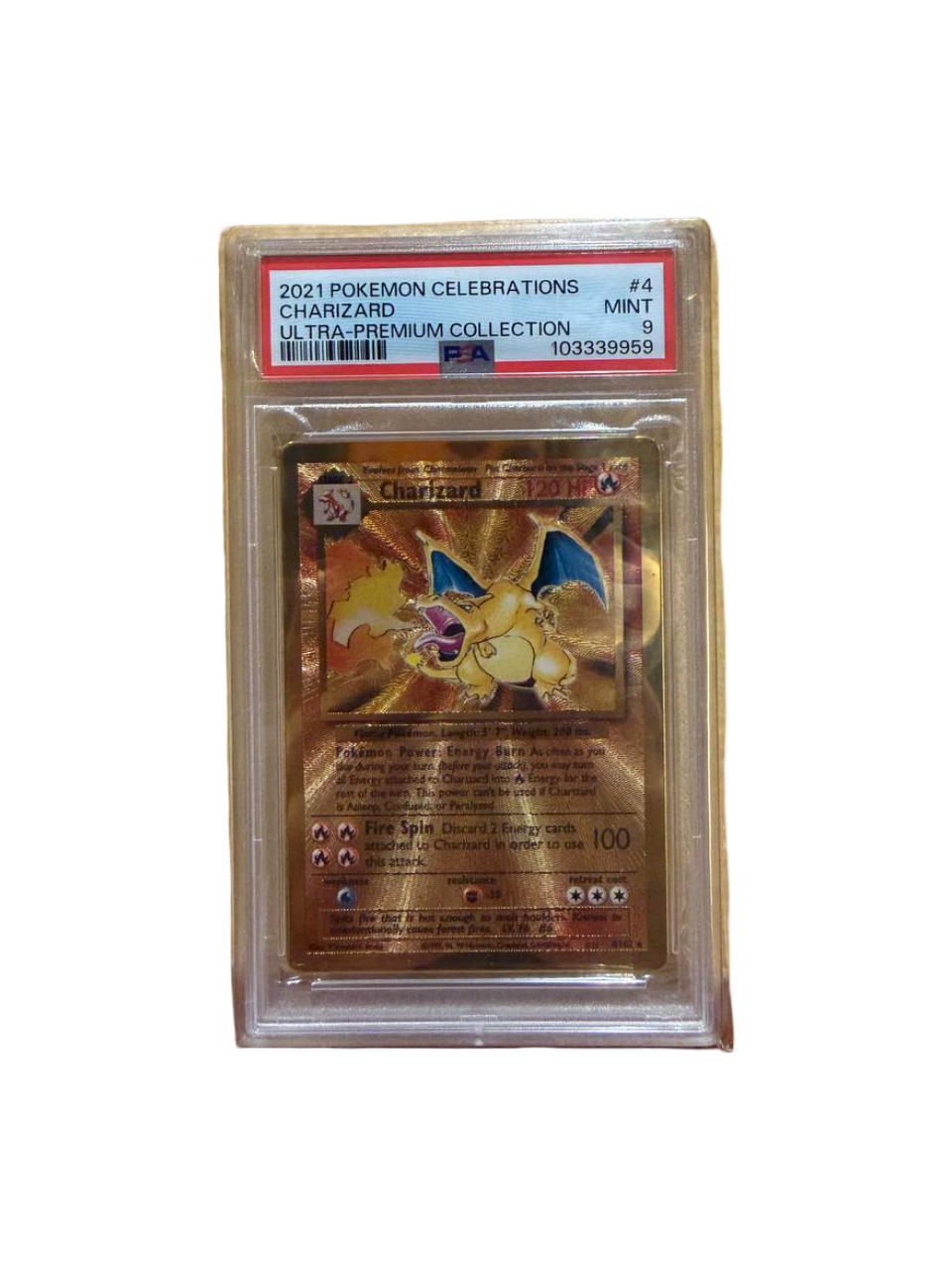 2021 Celebrations Charizard PSA 9