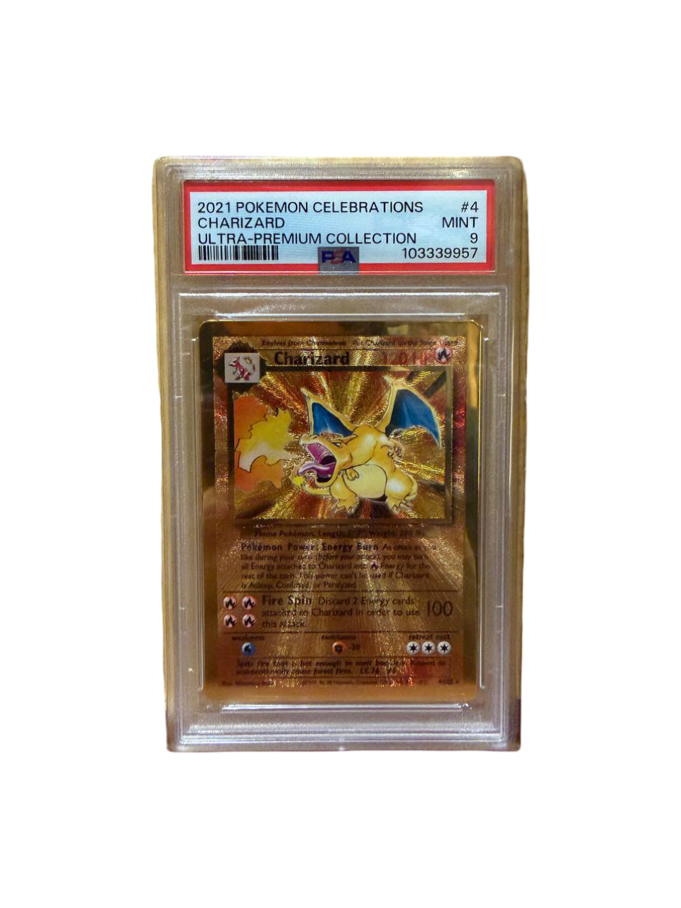 2021 Celebrations Charizard UPC PSA 9