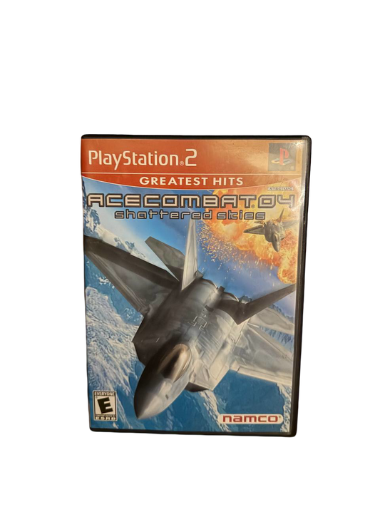 Ace Combat 04 Shattered Skies PS2 - Front Cover