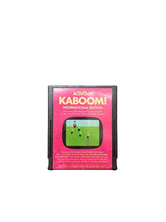 Kaboom! - Atari 2600 Cartridge - International Edition
