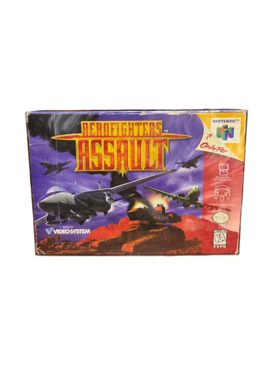 Aero Fighters Assault Nintendo 64 CIB