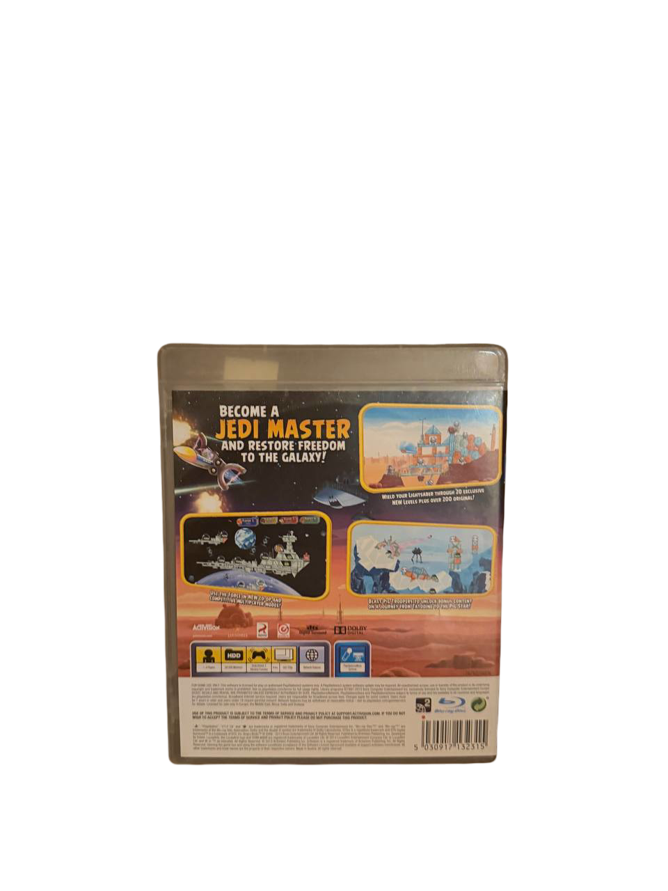 Angry Birds Star Wars PS3 - Back Cover