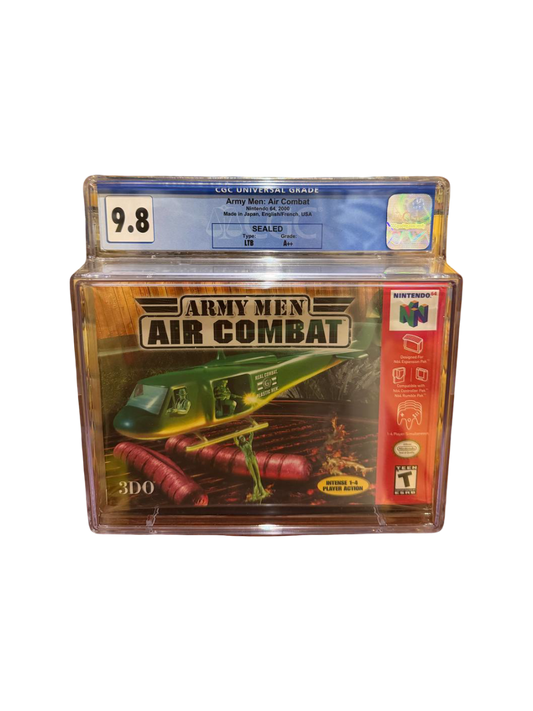 Army Men Air Combat N64 CGC 9.8 Sealed