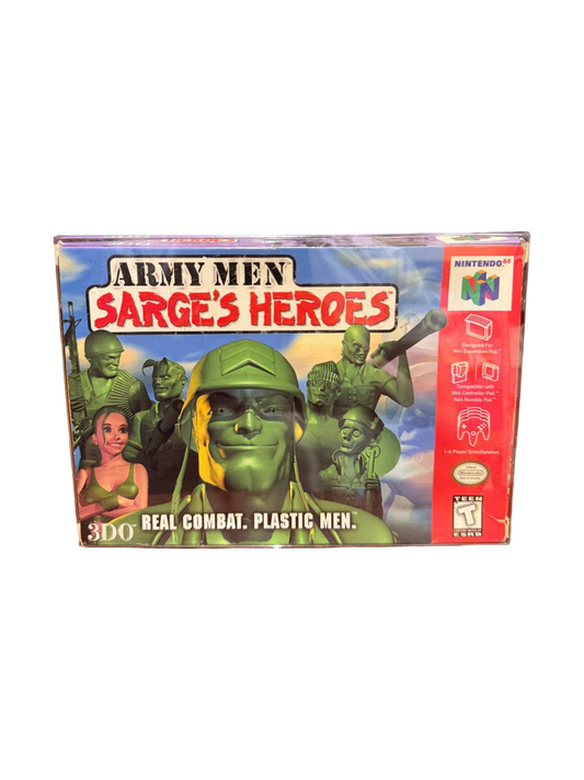 Army Men Sarge's Heroes Nintendo 64 CIB