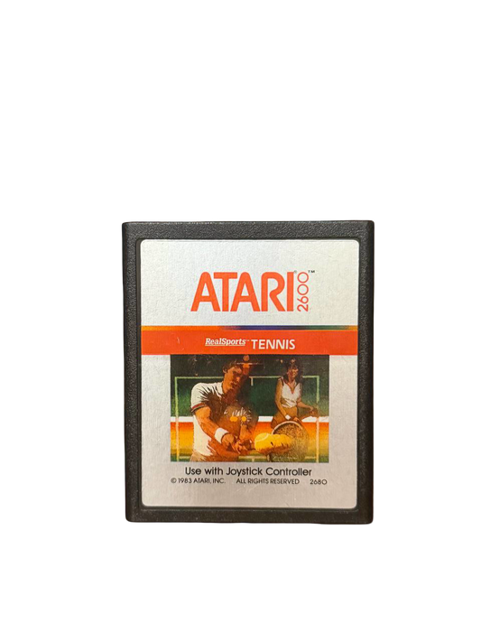 RealSports Tennis - Atari 2600 Cartridge