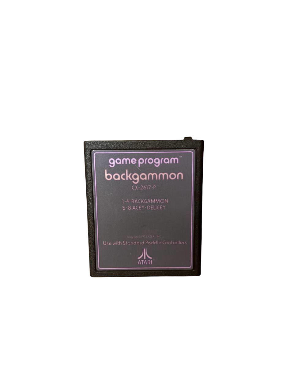 Backgammon - Atari 2600 Cartridge - CX2617
