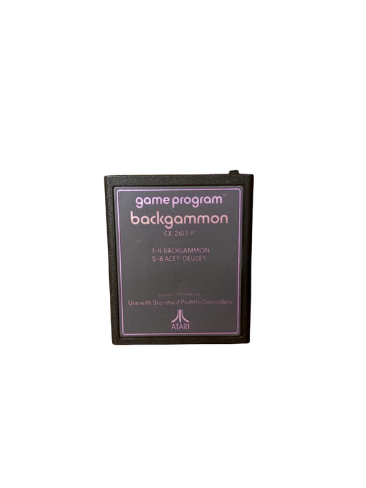 Backgammon - Atari 2600 Cartridge - CX2617