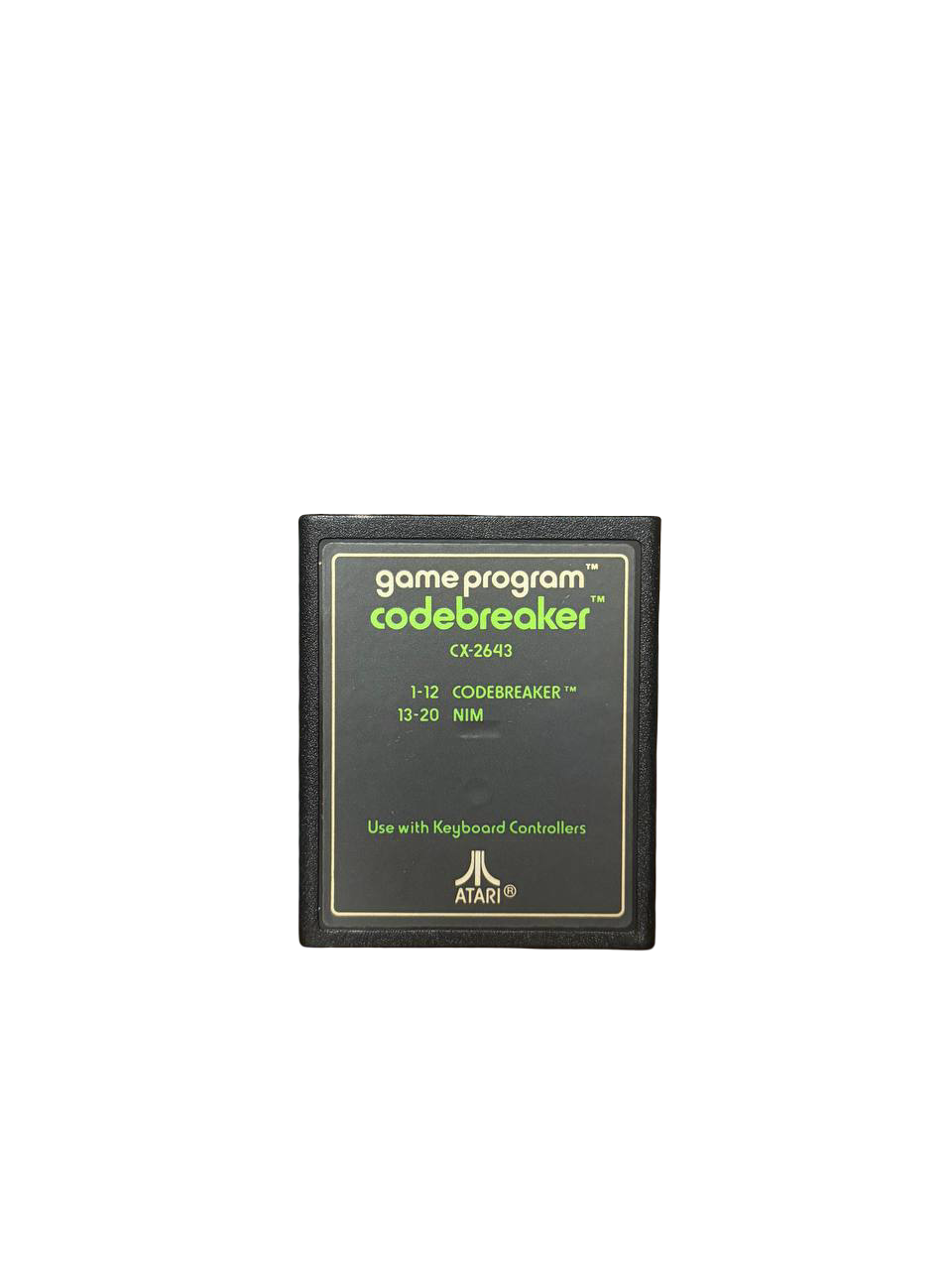 Codebreaker - Atari 2600 Cartridge - CX2643
