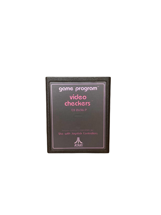 Video Checkers - Atari 2600 Cartridge - CX2636