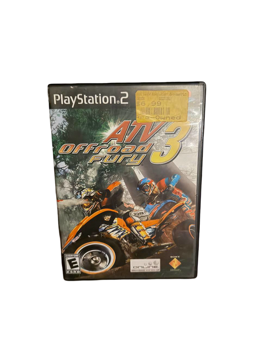 ATV Offroad Fury 3 PS2 - Front Cover