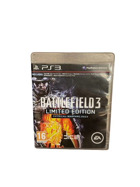Battlefield 3 Limited Edition PS3 EA DICE - Front Cover