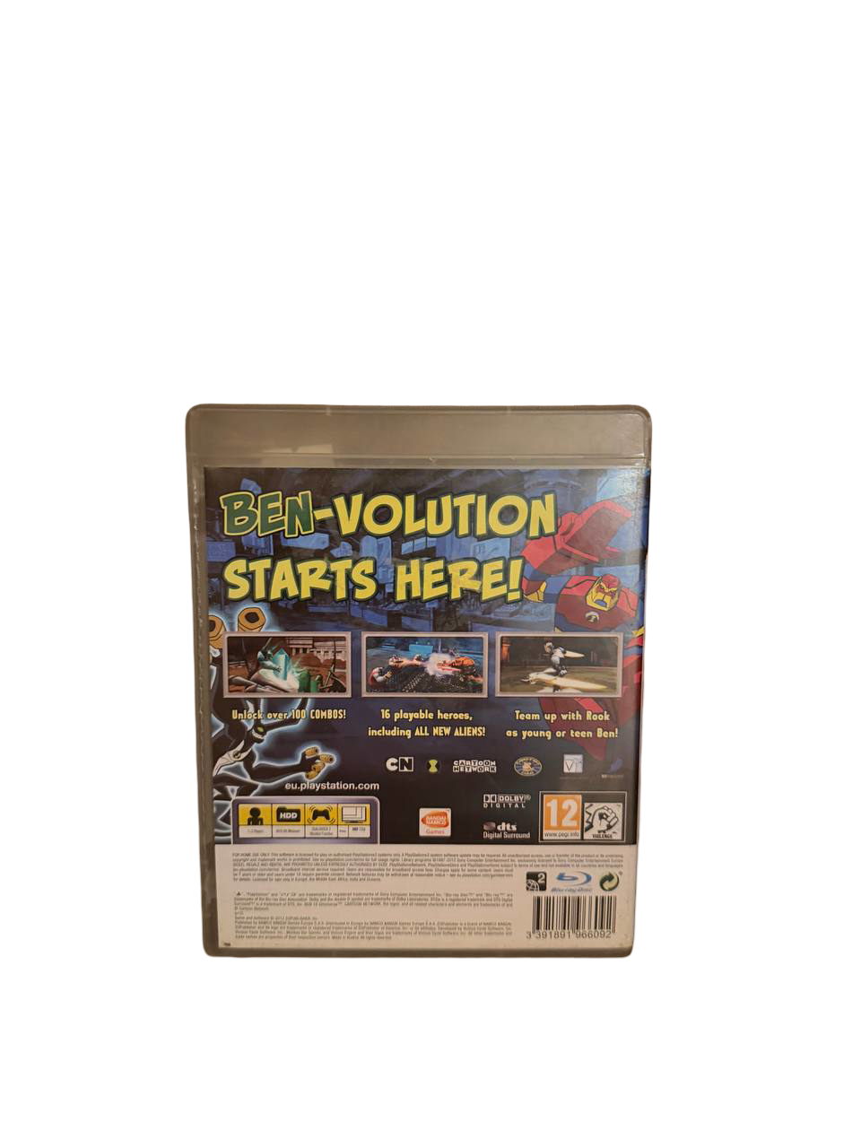 Ben 10 Omniverse PS3 - Back Cover