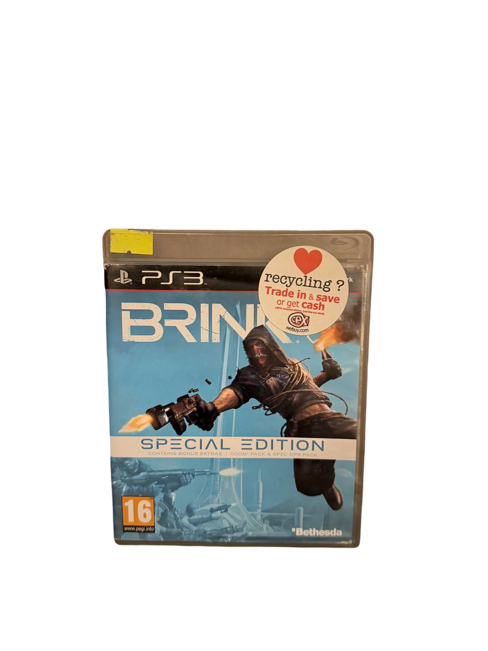 Brink Special Edition PS3 Bethesda - Front Cover