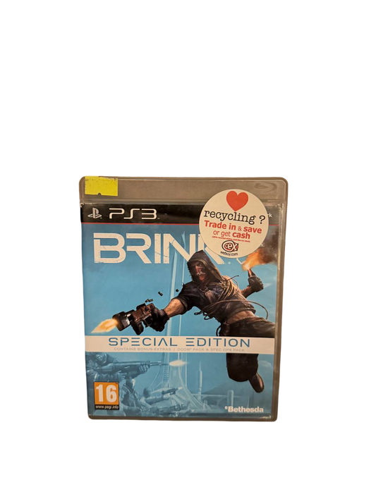Brink Special Edition PS3 Bethesda - Front Cover