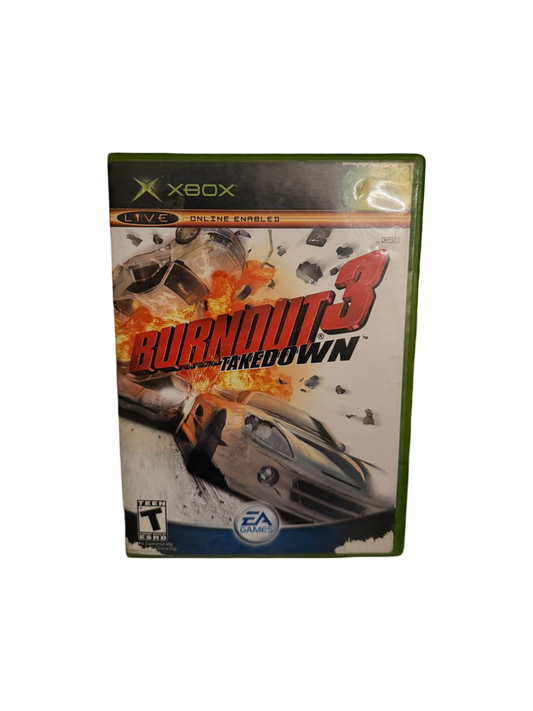 Burnout 3 Takedown Xbox NTSC Without Manual