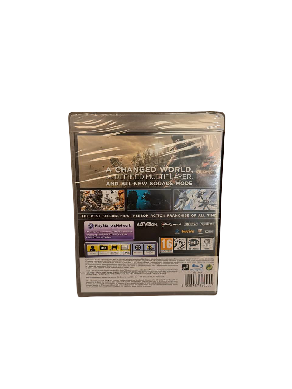 Call of Duty Ghosts PS3 - Back Cover