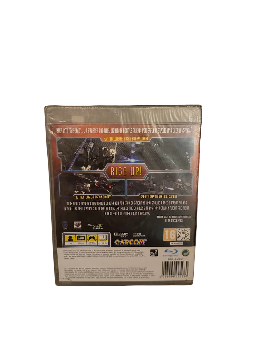 Dark Void PS3 - Back Cover