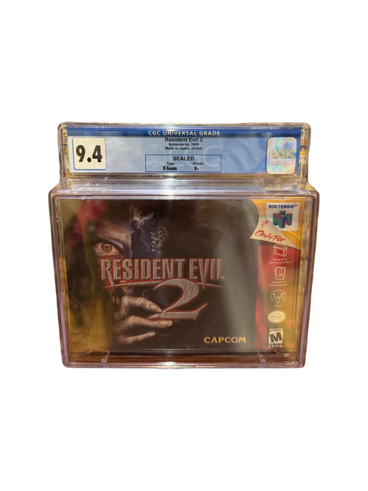 Resident Evil 2 N64 CGC 9.4 Sealed