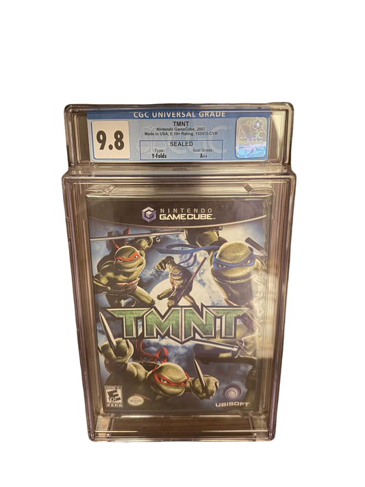 TMNT GameCube CGC 9.8 Sealed - Front