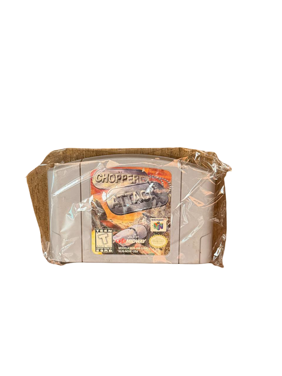 Chopper Attack N64 - Cartridge