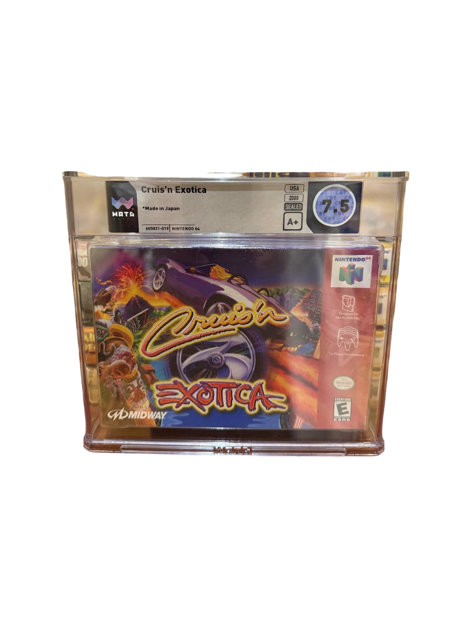 Cruis'n Exotica N64 WATA 7.5 A+ Sealed