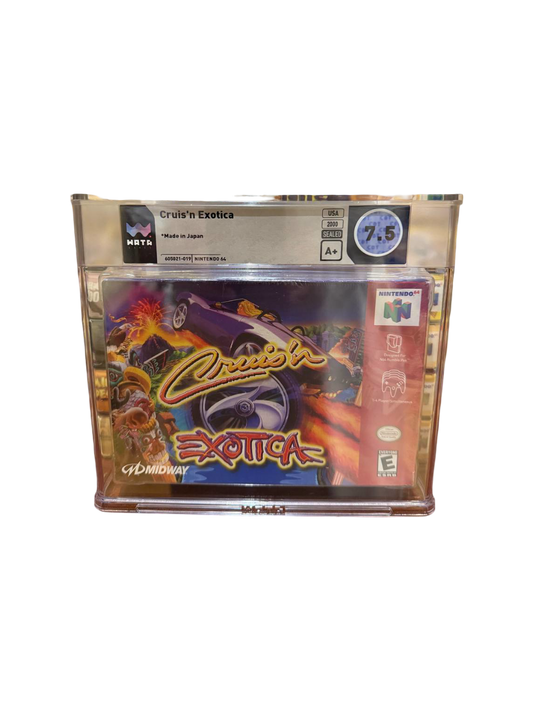 Cruis'n Exotica N64 WATA 7.5 A+ Sealed