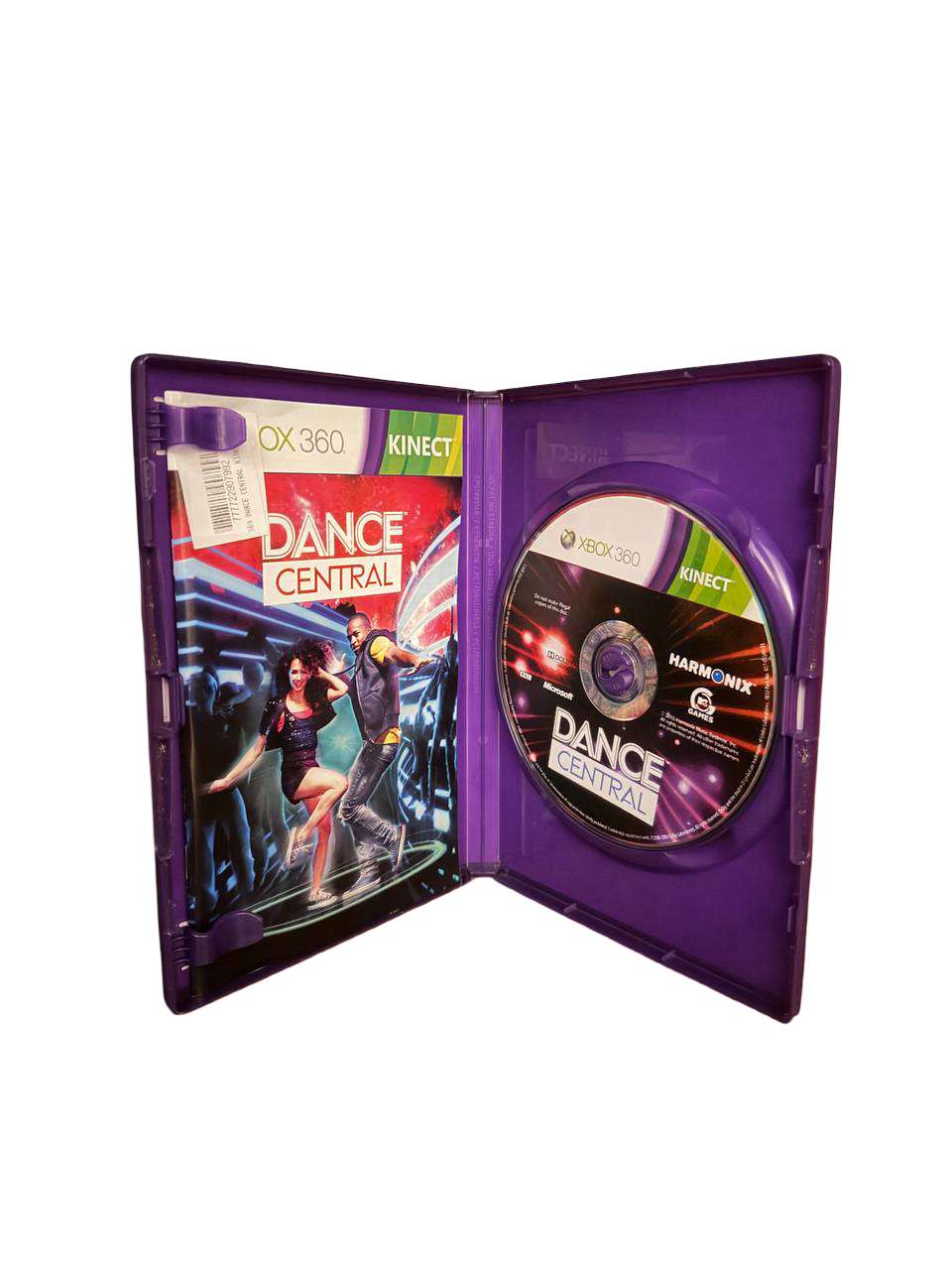 Dance Central Xbox 360 - Disc & Case