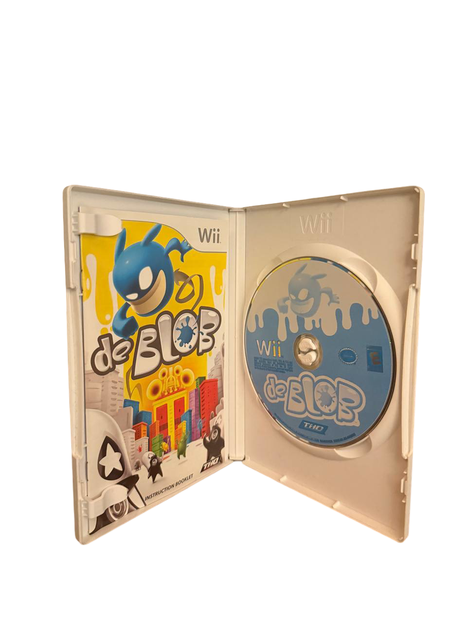 de Blob Wii - Disc & Instruction Booklet
